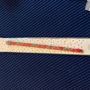 Stella and Dot keep holiday plaid band